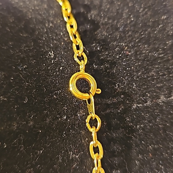 CABLE CHAIN GOLDTONE 19 1/2" Necklace & 7" Matching Bracelet - Picture 6 of 6